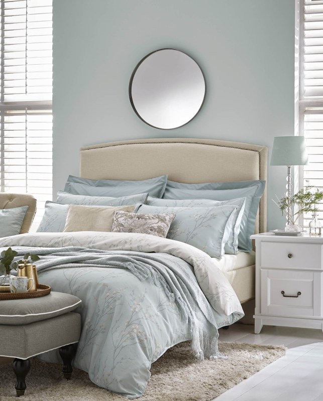 Laura Ashley Laura Ashley Pussy Willow Duvet Set in Duck Egg