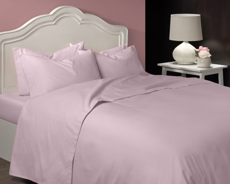 Design Port Design Port Premium Brushed Cotton Pink Single Fitted Sheet