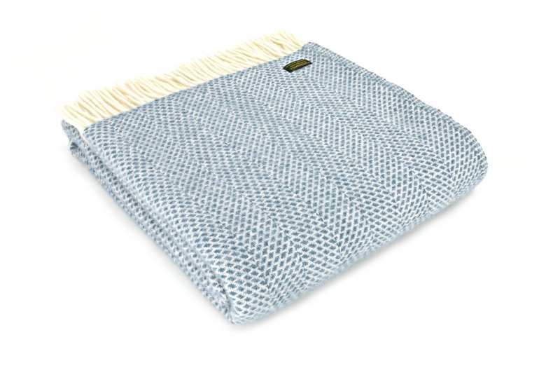 Tweedmill Tweedmill Wool Beehive Throw Petrol