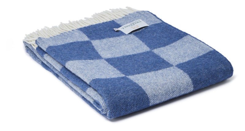 Tweedmill Tweedmill Wool Bijou Throw Blue
