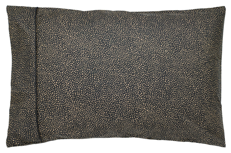 Morris & Co Morris & Co Seaweed Standard Pillowcase Pair in Black