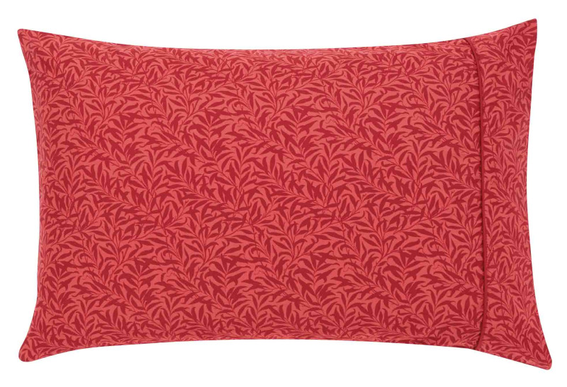 Morris & Co Morris & Co Strawberry Thief Crimson Standard Pillowcase Pair