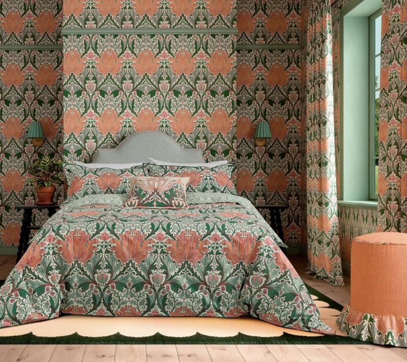 Morris & Co Morris & Co Helena Duvet Set Double
