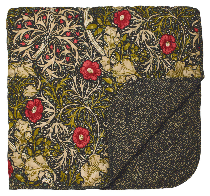 Morris & Co Morris & Co Seaweed Quilted Throw