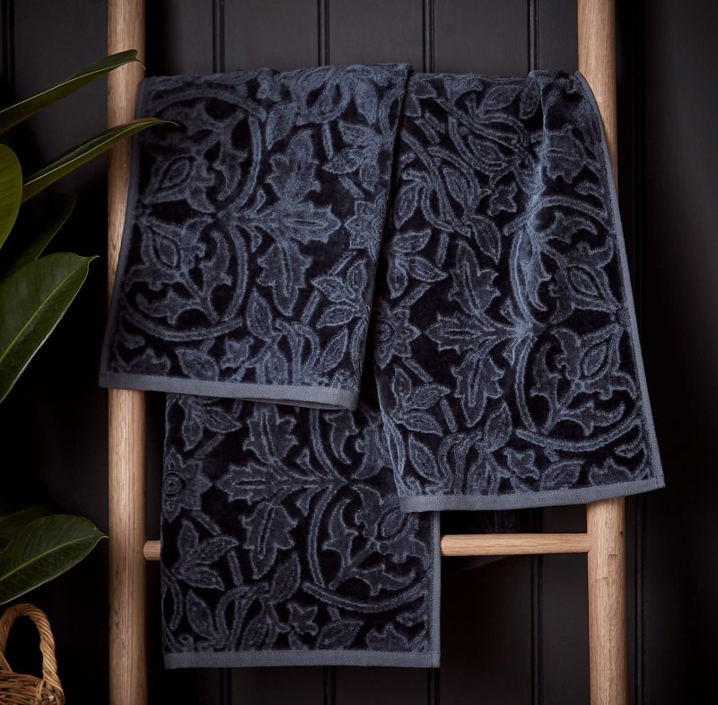 Morris & Co Morris & Co St James Blue Towels