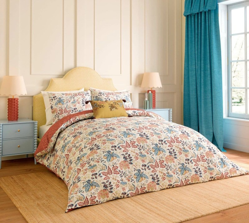 Sanderson Sanderson Madagascar Duvet Set Superking in Berry
