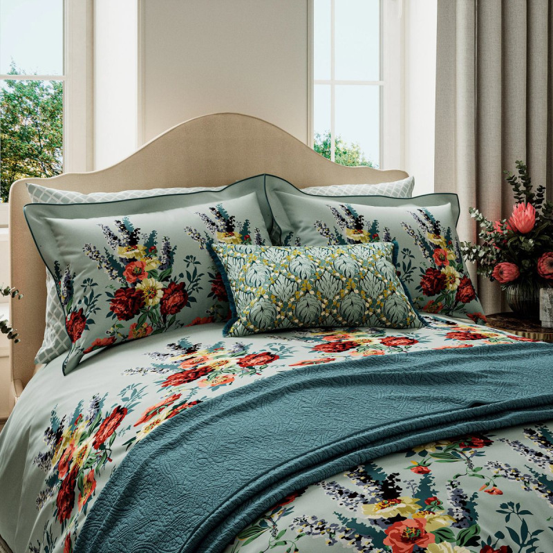 V&A V&A Botanical Harmony Duvet Set Double