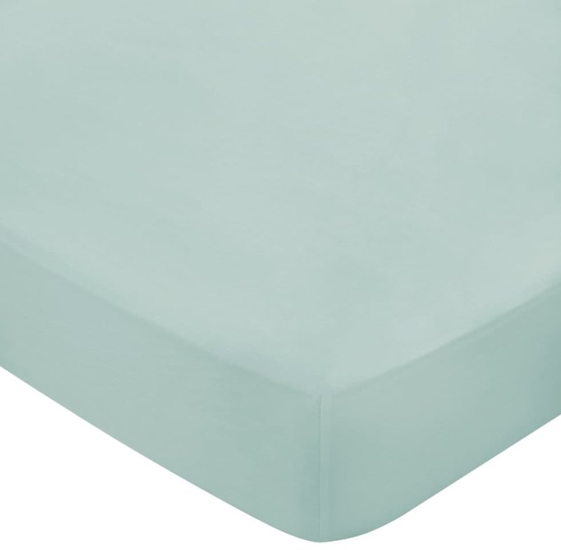 Bedeck Of Belfast Bedeck of Belfast 400TC Sateen Fitted Sheet in Celadon