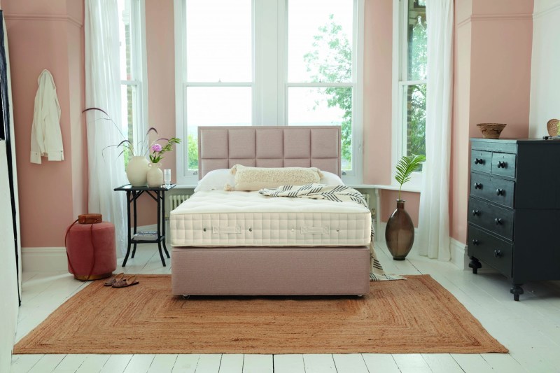 Hypnos Hypnos Orthos Support 8 Deep Platform Top Divan Set In Promotional Fabric