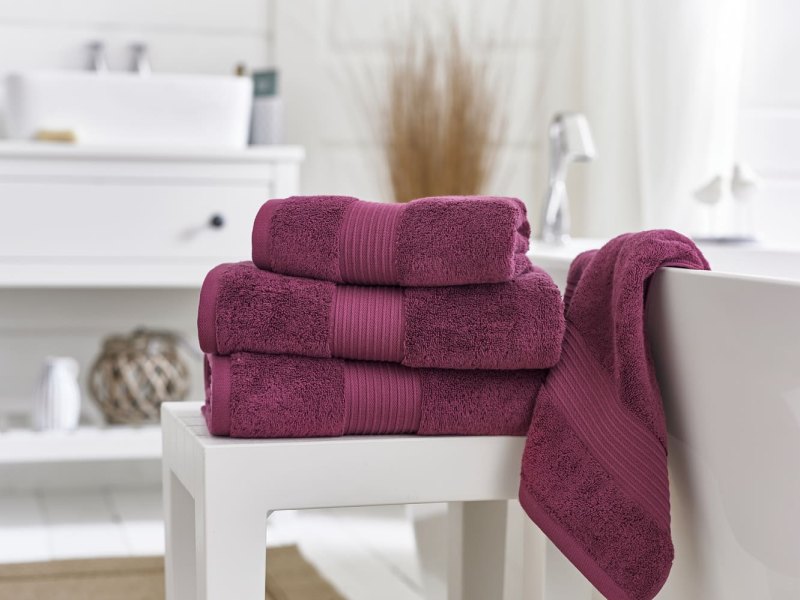 Deyongs Deyongs Bliss Pima Cotton Cerise Towels