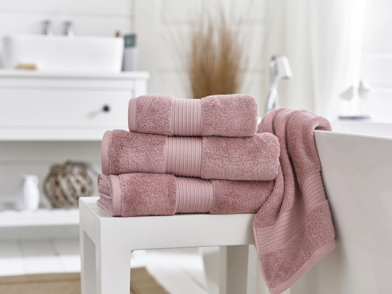 Deyongs Deyongs Bliss Pima Cotton Blush Towels