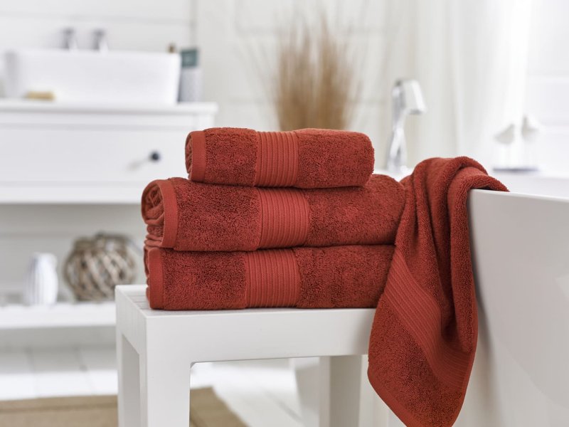 Deyongs Deyongs Bliss Pima Cotton Paprika Towels