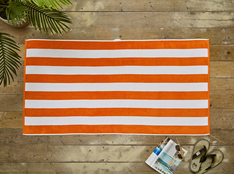 Deyongs Deyongs Cabana Bay Beach Towel in Orange