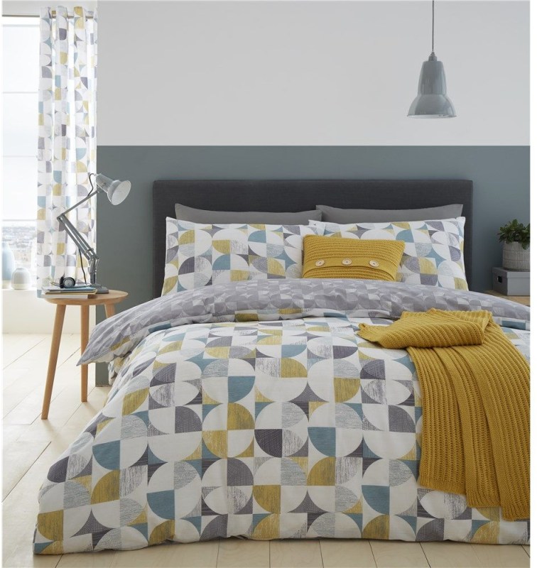 Catherine Lansfield Catherine Lansfield Retro Circles Duvet Set Double
