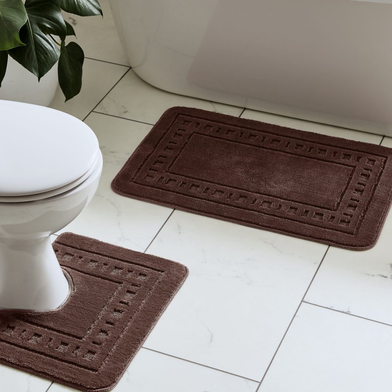 Catherine Lansfield Catherine Lansfield Armoni Bath Set in Chocolate