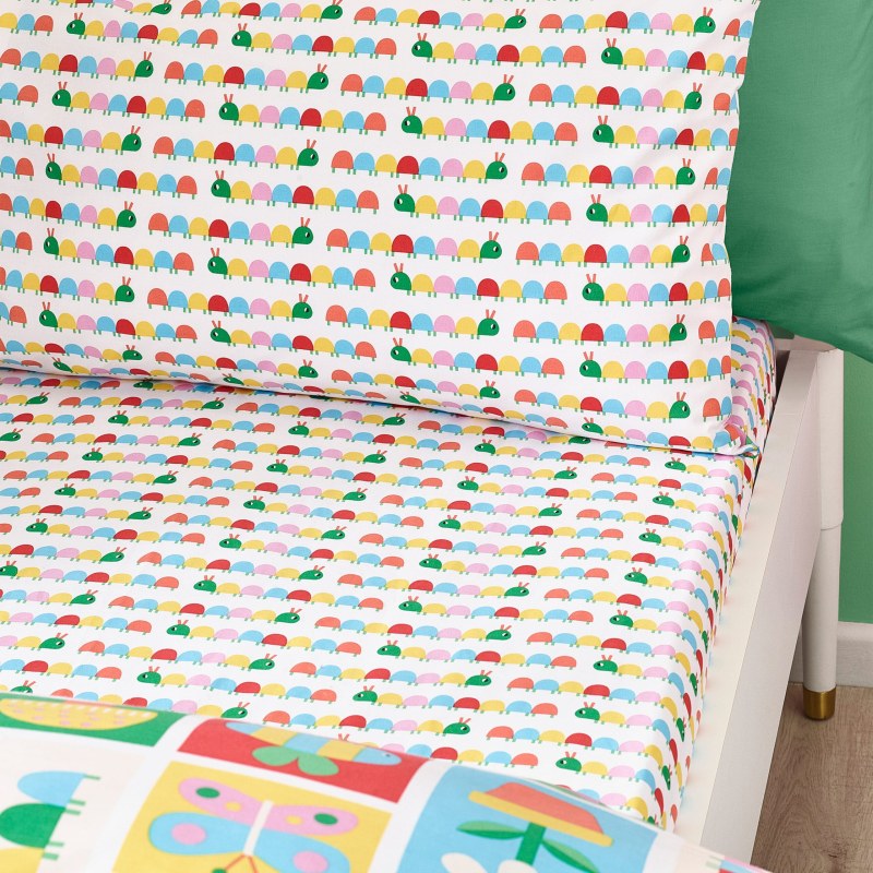 Catherine Lansfield Catherine Lansfield Curious Caterpillar Fitted Sheet Double