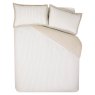 Catherine Lansfield Catherine Lansfield Oxford Pinstripe Duvet Set in Natural