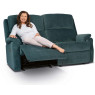 Sherborne Sherborne Dakota 2-Seater Lounger Manual Reclining Settee In Fabric