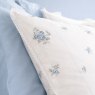 37769 VINTAGE ROSEBUD LACE BLUE DUVET SET IMAGE 4