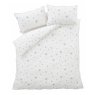 37769 VINTAGE ROSEBUD LACE BLUE DUVET SET IMAGE 6