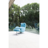 Fama Fama Lenny Swivel Rocker Chair in Dalmata Leather