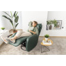 Fama Fama Kim Electric Relax Armchair in Dalmata Leather