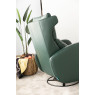 Fama Fama Kim Electric Relax Armchair in Dalmata Leather