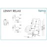 Fama Fama Lenny Relax Electric Armchair in Series 6 Fabric