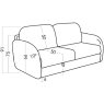 Fama Fama Bopy Sofa Bed - Series 6 Fabric Range
