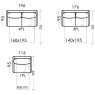 Fama Fama Bopy Sofa Bed - Series 6 Fabric Range
