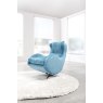Fama Fama Lenny Swivel Rocker Chair In Series 6 Fabric