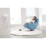 Fama Fama Lenny Swivel Rocker Chair In Series 6 Fabric