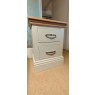 Ex-Display New England Oak Cap Small 2-Drawer Bedside Chest No1