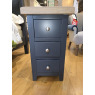 Ex-Display Hope Cove Compact 3-Drawer Bedside in Raven No.1