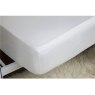 Belledorm 400TC Egyptian Cotton Sateen White 30cm Deep Fitted Sheet Long Single