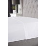 Belledorm Belledorm 200TC Cotton/Polyester White Flat Sheet