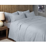 Design Port Design Port Premium Brushed Cotton Grey Flat Sheet