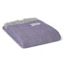 Tweedmill Wool Herringbone Lavender and Silver Grey
