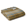 Tweedmill Wool Cottage Check Throw Mustard