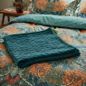 Morris & Co Honeysuckle & Tulip Quilted Throw