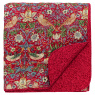 Morris & Co Strawberry Thief Crimson Quilted Bedspread