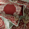 Morris & Co Morris & Co Honeysuckle Tulip Cushion Red