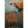 Morris & Co Morris & Co Honeysuckle Tulip Duvet Set in Teal