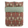 Morris & Co Morris & Co Honeysuckle Tulip Double Duvet Set in Red