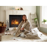 The Lyndon Company Sandringham Taupe Faux Fur Heated Throw