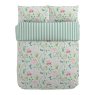 Sanderson Sanderson Clementine Duvet Set in Raspberry & Seabreeze