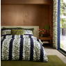 Orla Kiely Orla Kiely Sycamore Stripe Space Blue - Olive Cushion