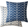 Orla Kiely Small Linear Stem Whale Cushion