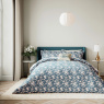V&A V&A Daffodil Dreams Blue Duvet Set Double
