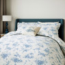 V&A V&A Garden Of Love Blue Duvet Set King
